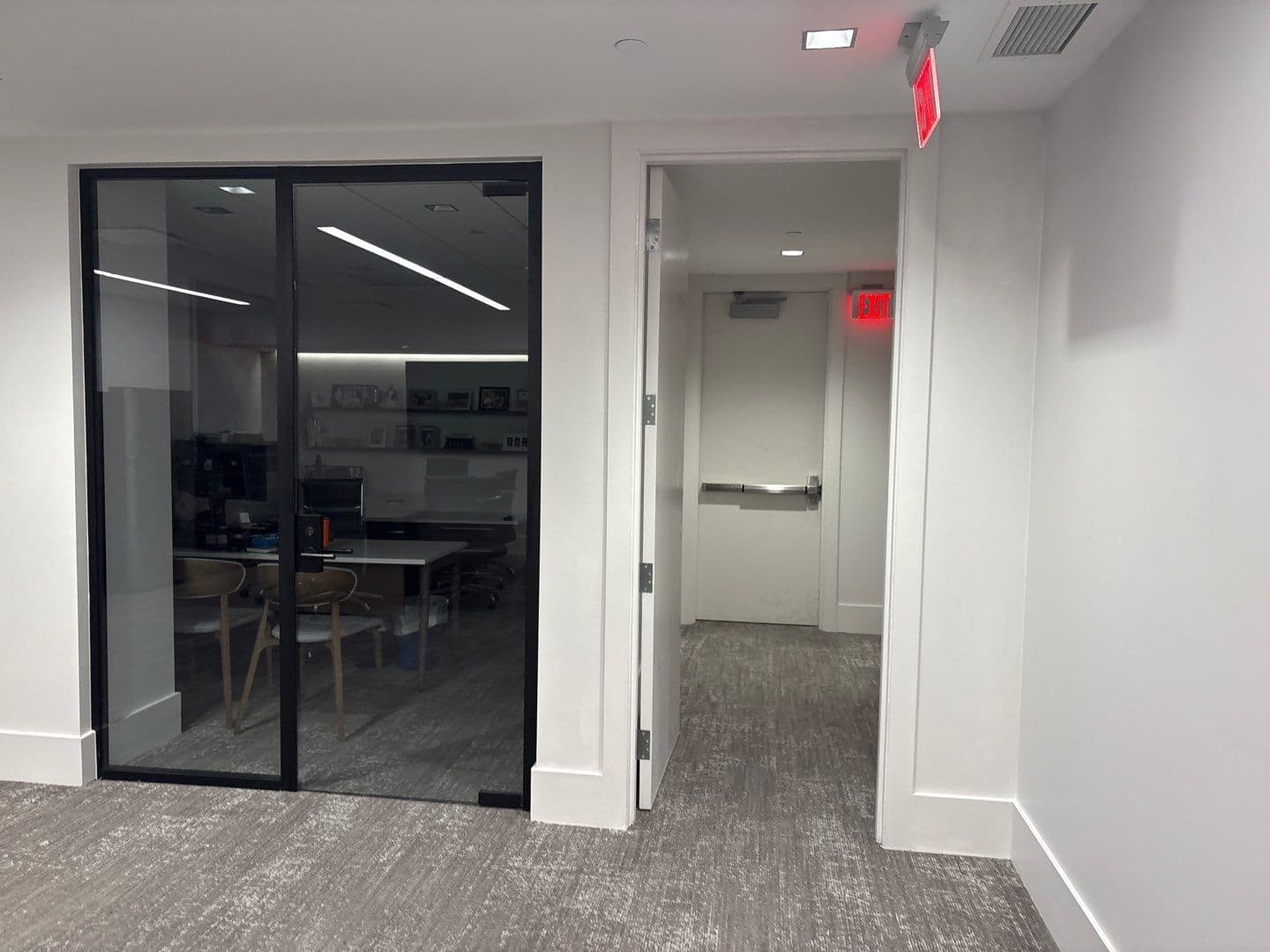 Wall and door add on in a commercial building. - Image 4